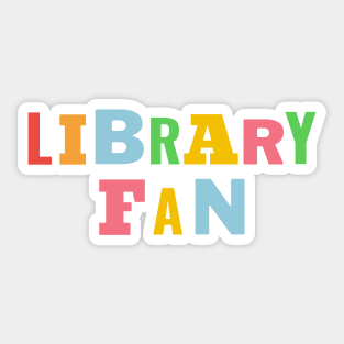 Library Fan Sticker